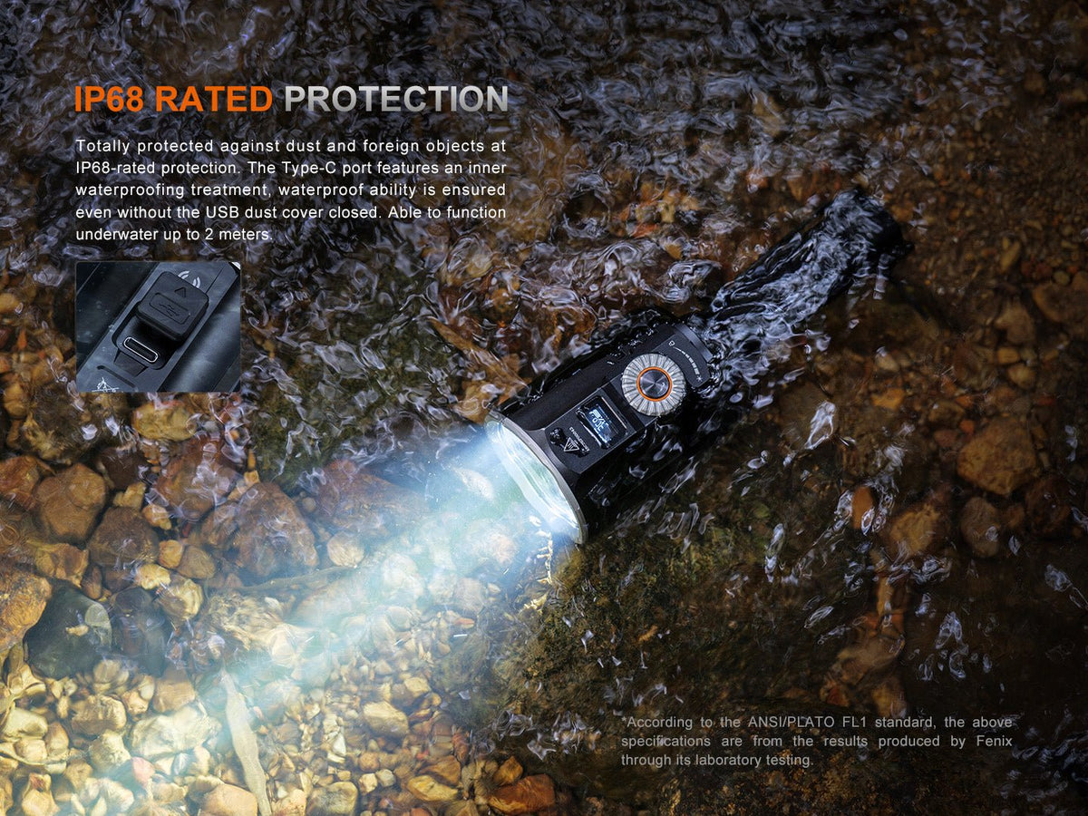 Fenix LR36R white laser searching flashlight IP68 waterproof work light by Fenix Store on Tampa Home & Garden Store