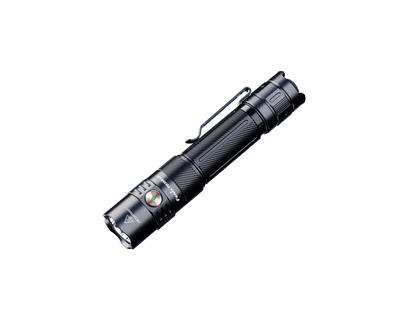 Fenix PD35R ACE EDC flashlight black with textured grip and pocket clip on Tampa Home & Garden Store
