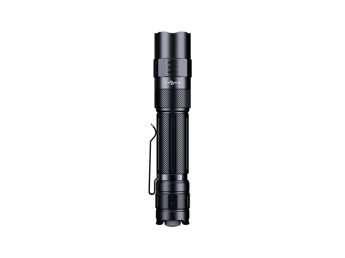 Fenix PD35R ACE EDC flashlight black aluminum knurled grip on Tampa Home & Garden Store