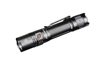 Fenix PD35 V3.0 Everyday Carry Flashlight black metal body with pocket clip on Tampa Home & Garden Store