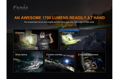 Fenix PD35 V3.0 tactical flashlight black 1700 lumens Fenix Store on Tampa Home & Garden Store