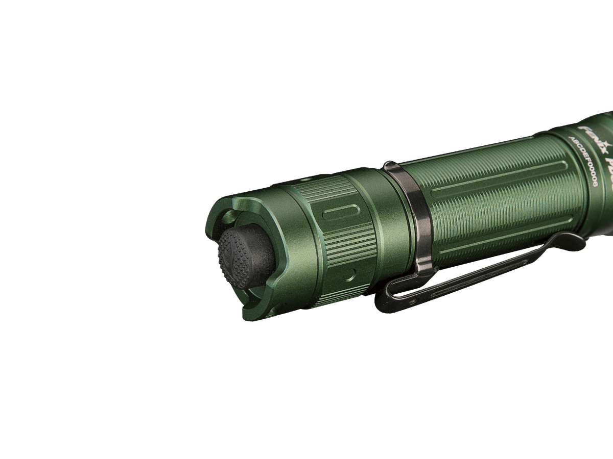 Fenix PD35 V3.0 EDC flashlight green aluminum body with pocket clip on Tampa Home & Garden Store