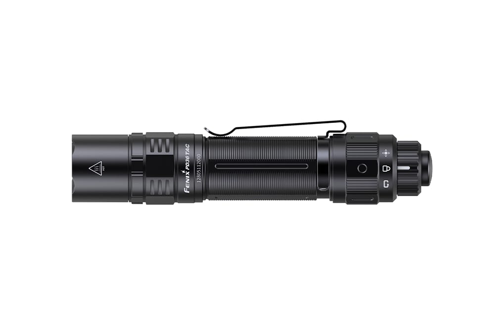 Fenix PD36 TAC Tactical Flashlight, black anodized aluminum body, 3000 lumens on Tampa Home & Garden Store