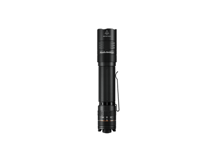 Fenix PD45R ACE tactical flashlight with black knurled grip and pocket clip on Tampa Home & Garden Store