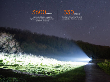 Fenix TK17 Dual Switch Tactical Flashlight 3600 lumens 330 m throw on Tampa Home & Garden Store