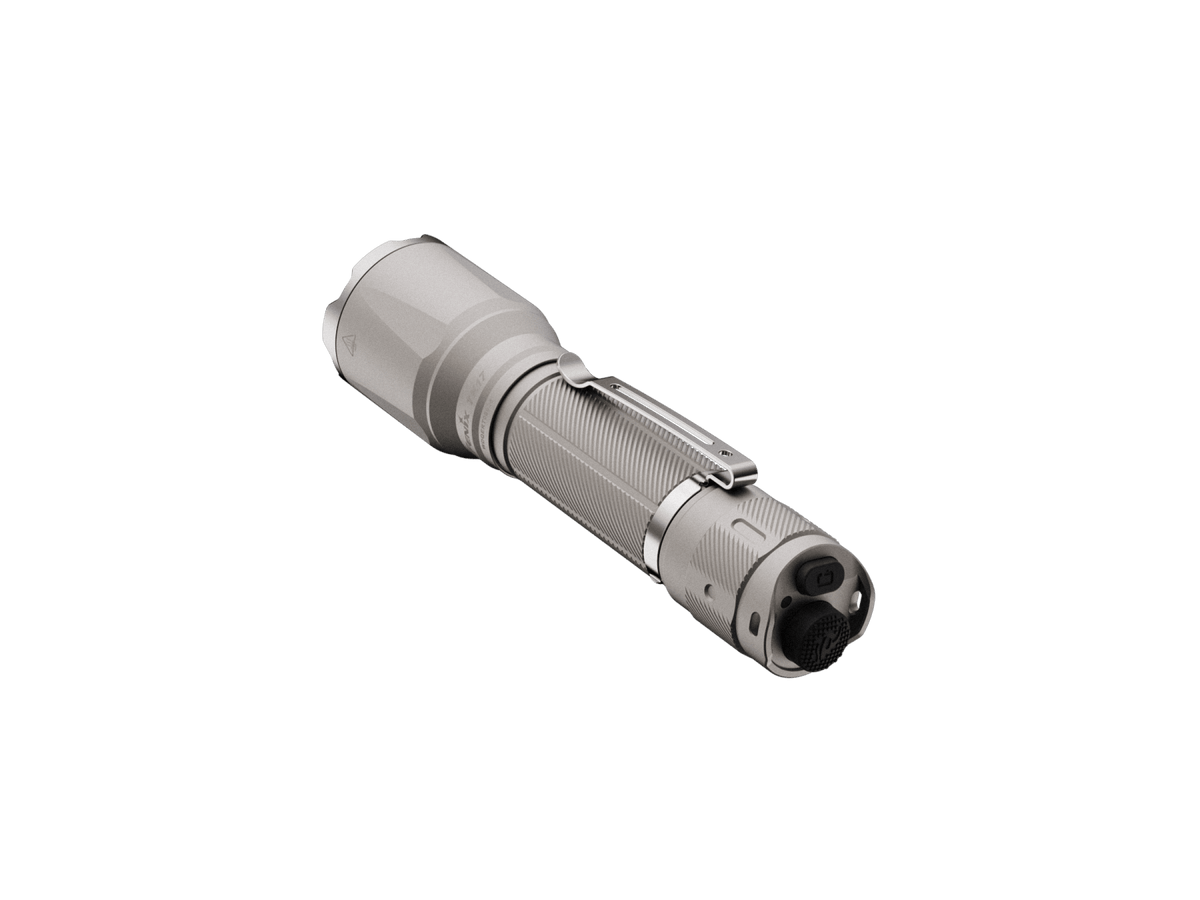 Fenix TK17 Dual Switch Tactical Flashlight, metallic gray body by Fenix Store on Tampa Home & Garden Store
