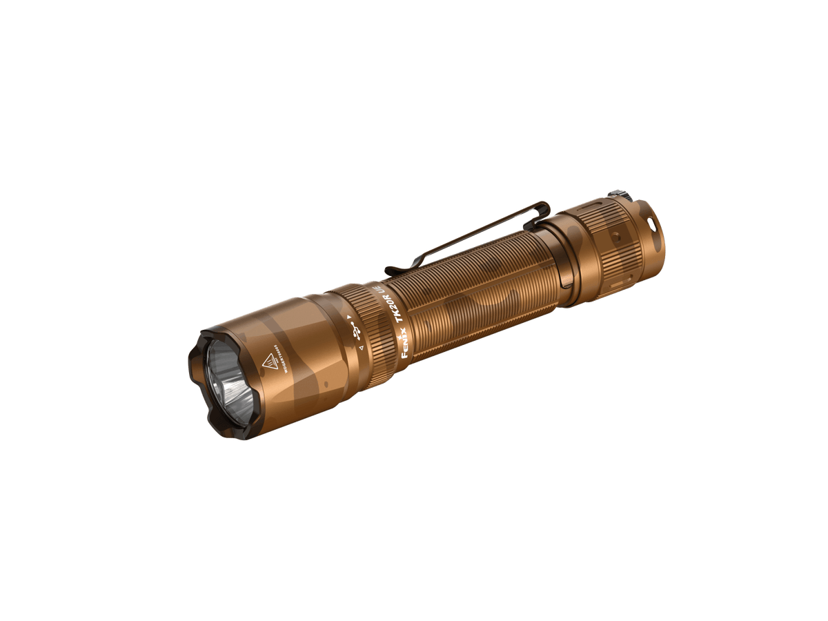 Fenix TK20R UE tactical flashlight bronze anodized aluminum body with clip 2800 lumens on Tampa Home & Garden Store