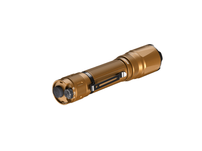 Fenix TK20R UE tactical flashlight in bronze anodized aluminum with pocket clip on Tampa Home & Garden Store