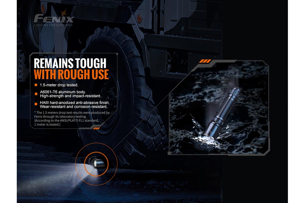 Fenix TK20R V2.0 rechargeable tactical flashlight aluminum body 3000 lumens on Tampa Home & Garden Store