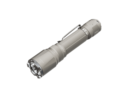 Fenix TK21R Duty Flashlight gray anodized tactical handheld torch with clip on Tampa Home & Garden Store