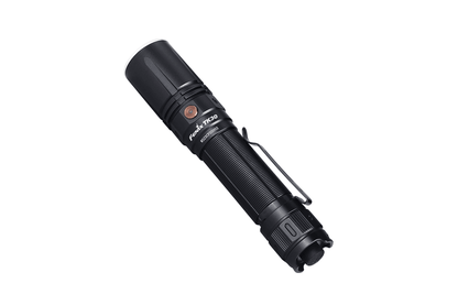 Fenix TK30 tactical flashlight black with knurled body and pocket clip on Tampa Home & Garden Store