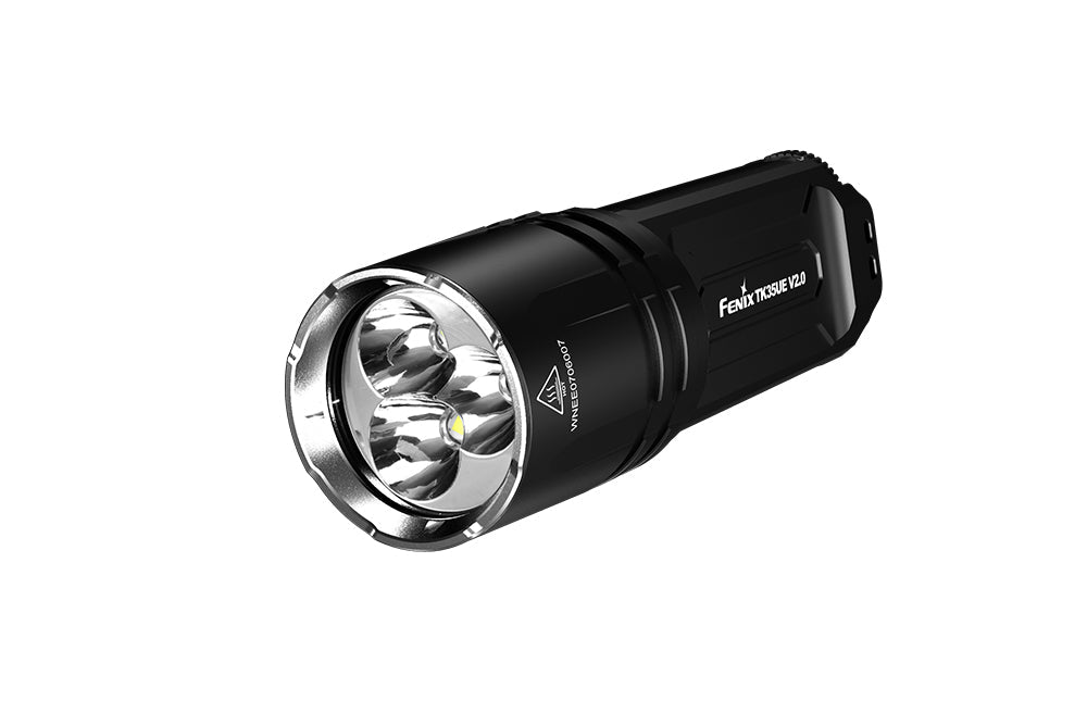 Fenix TK35UE V2.0 flashlight, tactical black aluminum body, 5000 lumens on Tampa Home & Garden Store