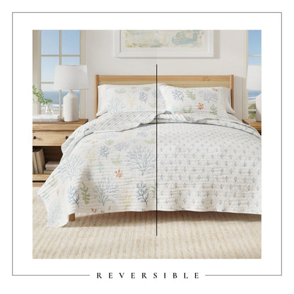 Coastal Microfiber Nautical and All Season Quilt