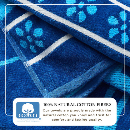 Velour Cotton Beach Towels and Maui Two Pack