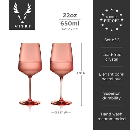 Luxury Pomelo Crystal Wine Glasses and Stemware