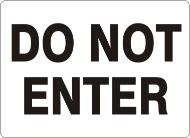 Do Not Enter - Tampa Home & Garden Store