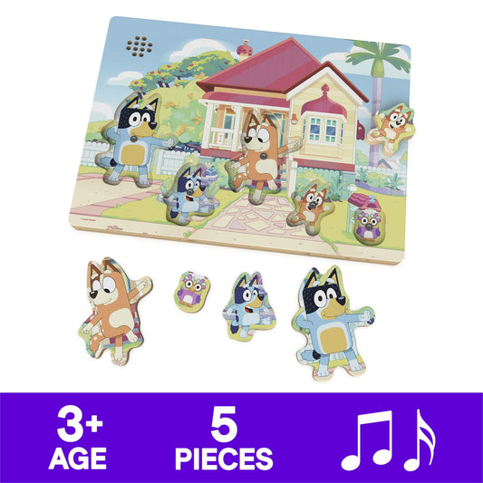 Bluey Wooden Sound Puzzle - Tampa Home & Garden Store