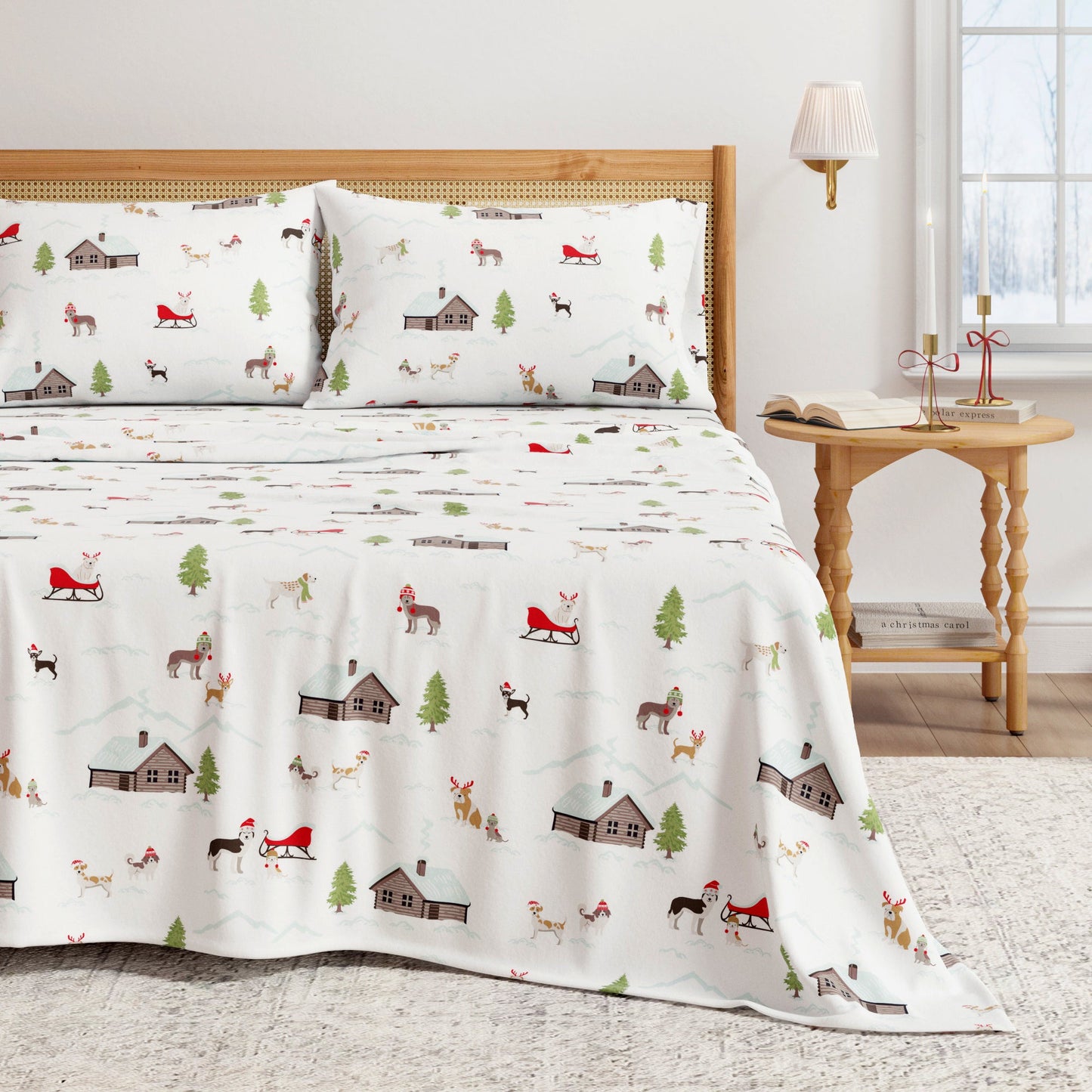 Soft and Plush Turkish Cotton Christmas Sheets