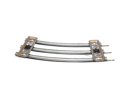 Curva de vía tubular O-Scale O27 de 5,5 pulgadas