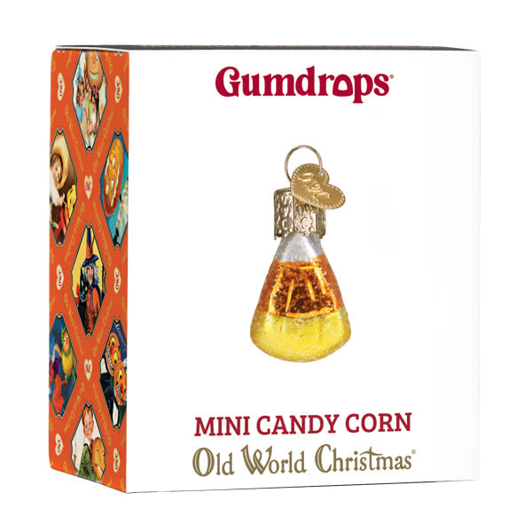 Adorno de vidrio con forma de mini caramelo de maíz Gumdrop