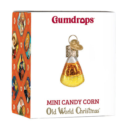 Adorno de vidrio con forma de mini caramelo de maíz Gumdrop