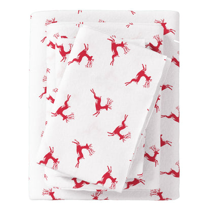 Turkish Cotton And Christmas Flannel Sheet Set