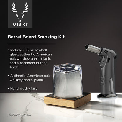 American Oak Barrel and Cocktail Smoker Kit