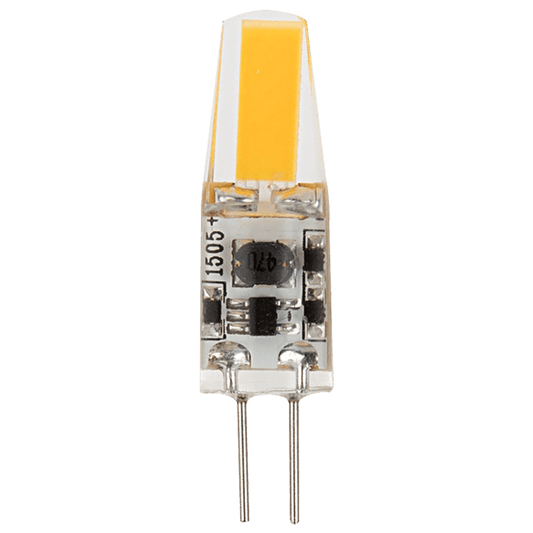Bombilla LED G4 de 12 V con cápsula de dos pines, luz de bajo consumo, resistente al agua IP65 