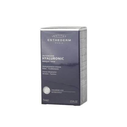 Intensive Hyaluronic Acid Face Mask box, dark blue packaging, Institut Esthederm on Tampa Home & Garden Store