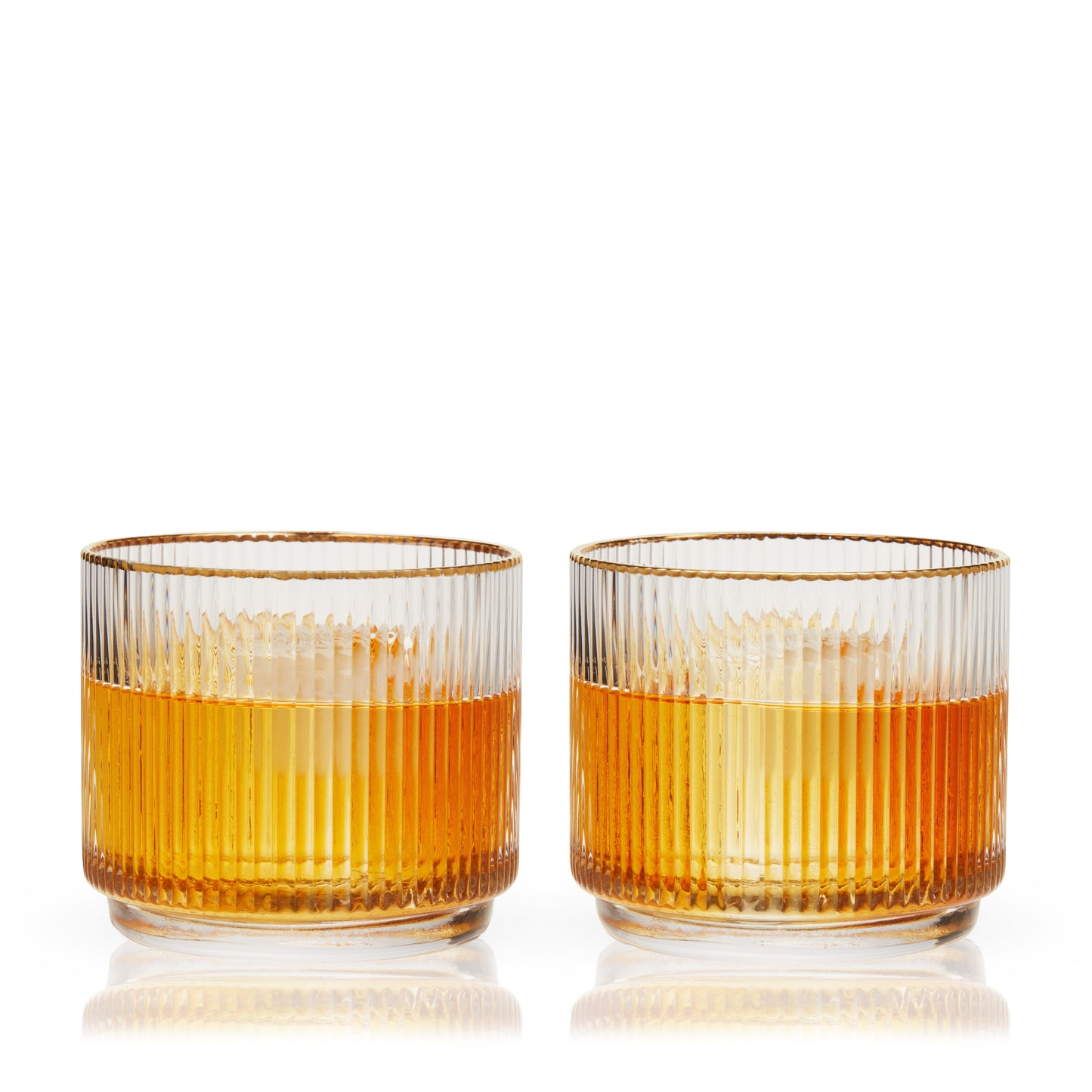 Meridian Crystal Lowball Tumblers Set of Two