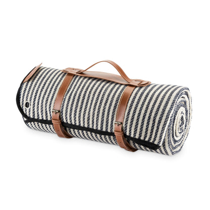 Waterproof Picnic Blanket and Leather Carrier