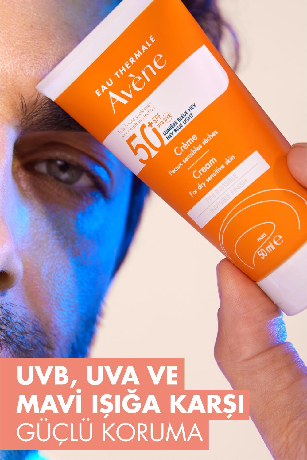Sunscreen Avène fragrance-free SPF50+ cream orange tube water-resistant on Tampa Home & Garden Store