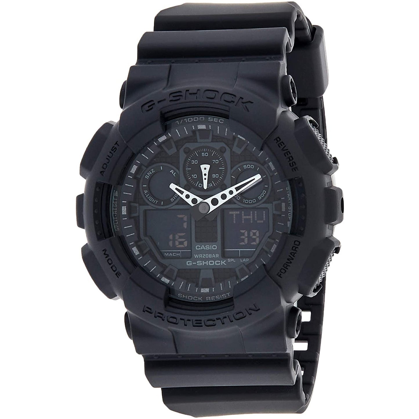 Casio G-Shock men's watch with black resin strap, rugged analog-digital dial on Tampa Home & Garden Store