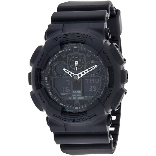 Casio G-Shock men's watch with black resin strap, rugged analog-digital dial on Tampa Home & Garden Store