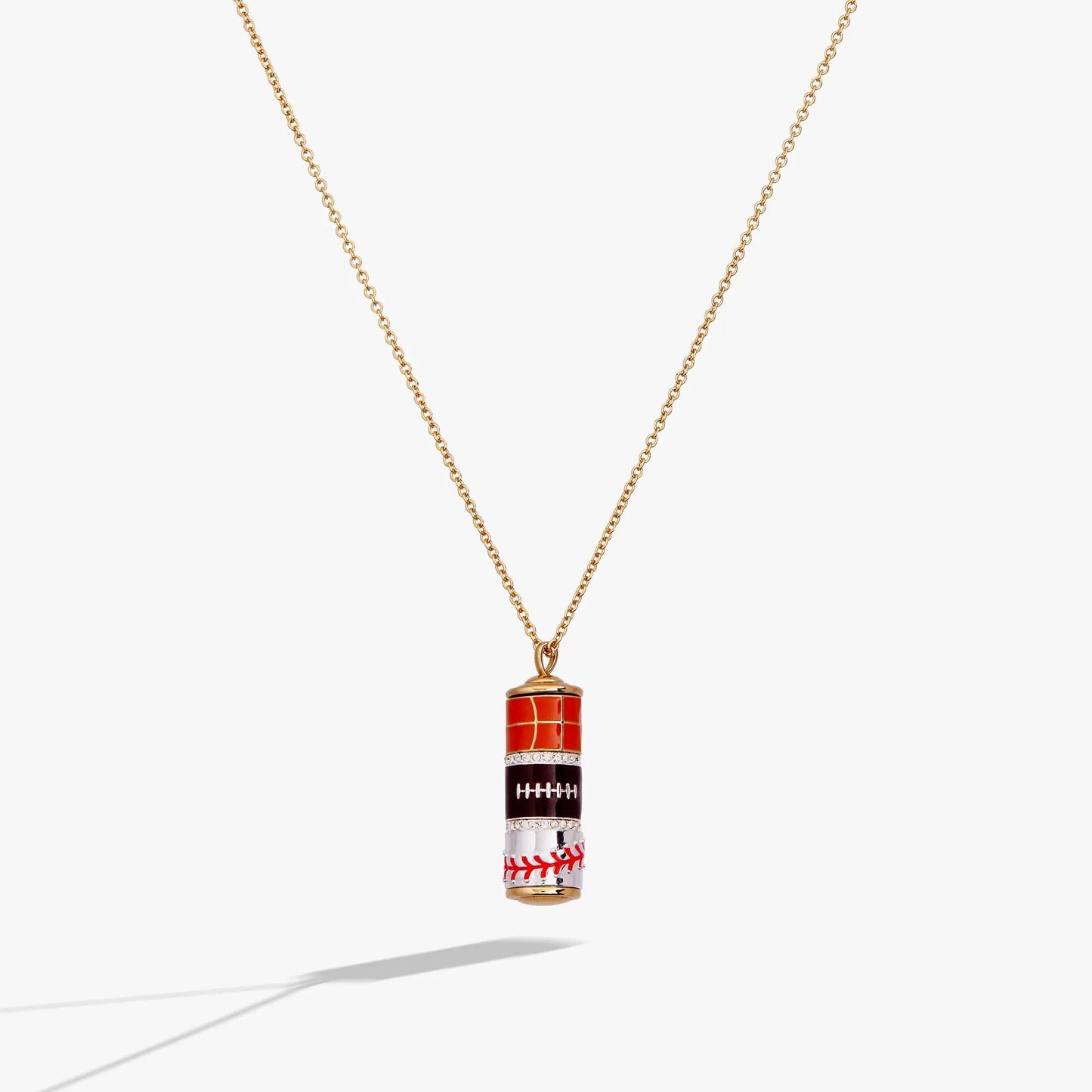 Game On Spinner Pendant With Sports Beads
