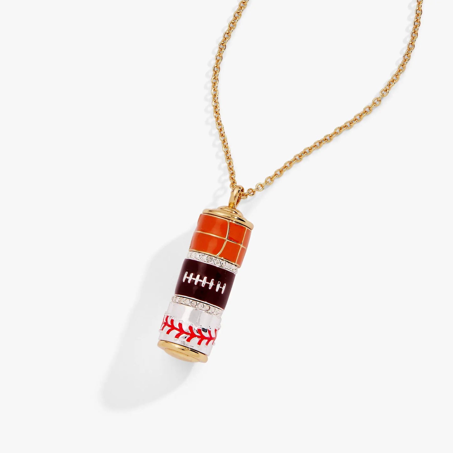Game On Spinner Pendant With Sports Beads