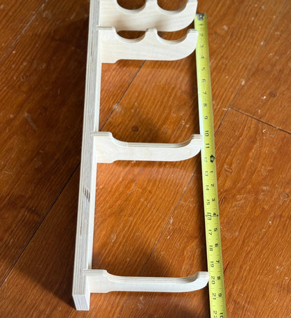 Organizador de herramientas de garaje resistente: barras de mono para herramientas de jardín montadas en la pared