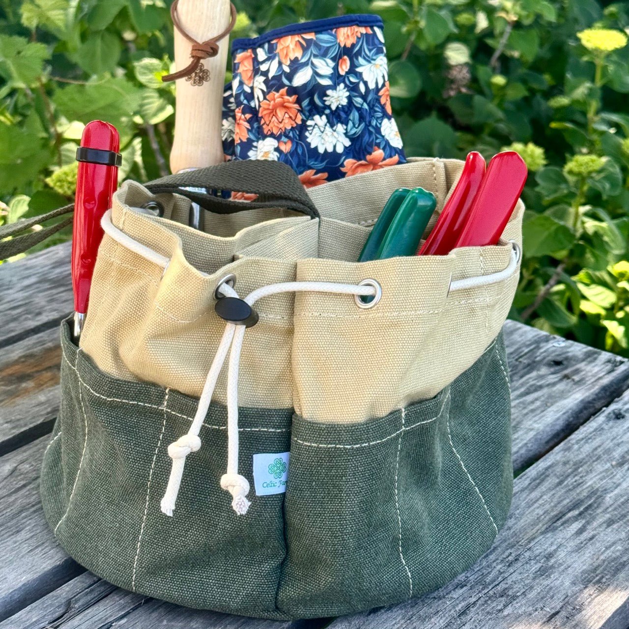 Bucket Storage Pocket Bag | Heavy Duty Canvas