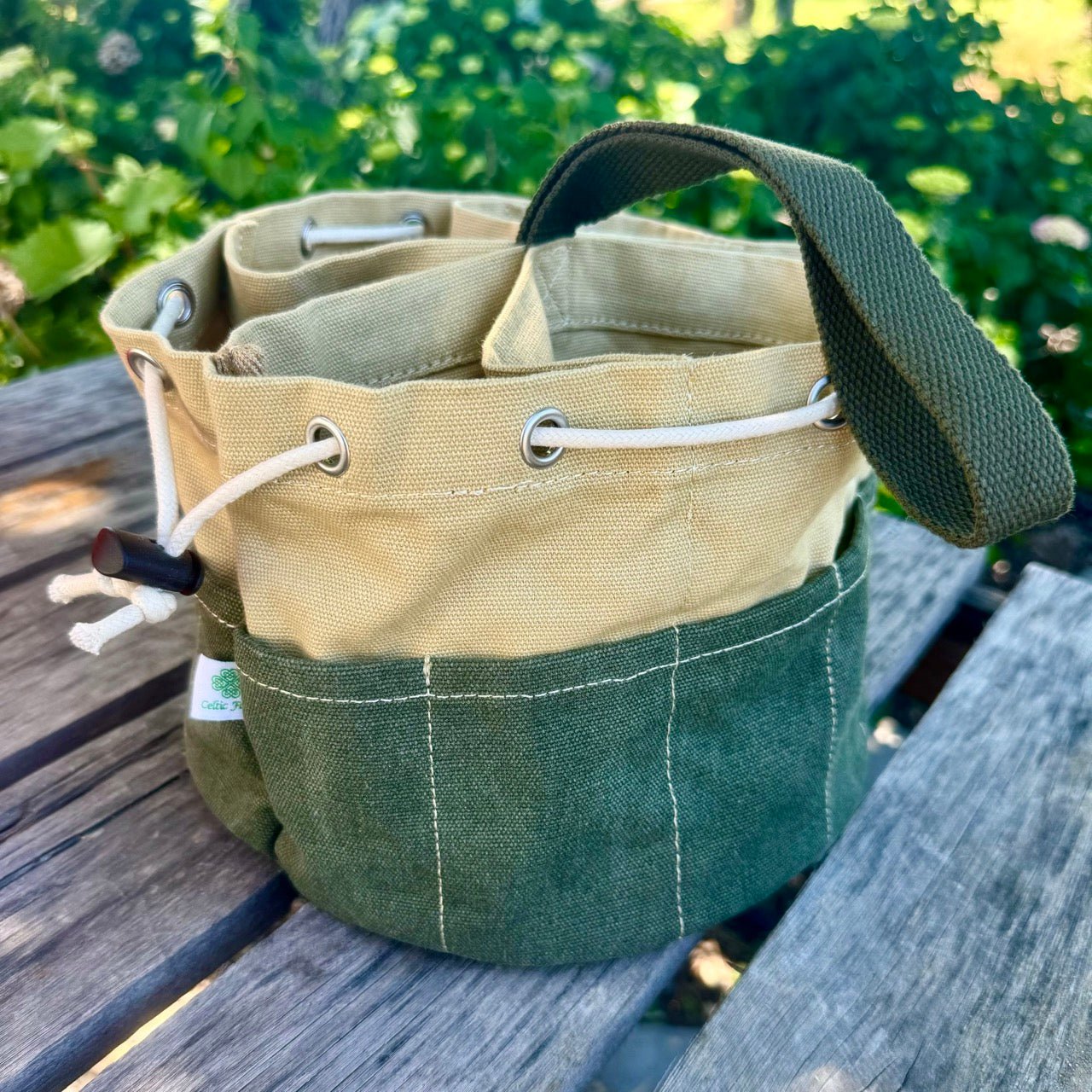 Bucket Storage Pocket Bag | Heavy Duty Canvas