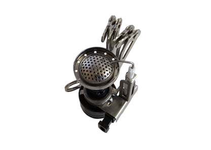 Gas Backpacking Stove River Country Gear, stainless burner with folding pot supports on Tampa Home & Garden Store
