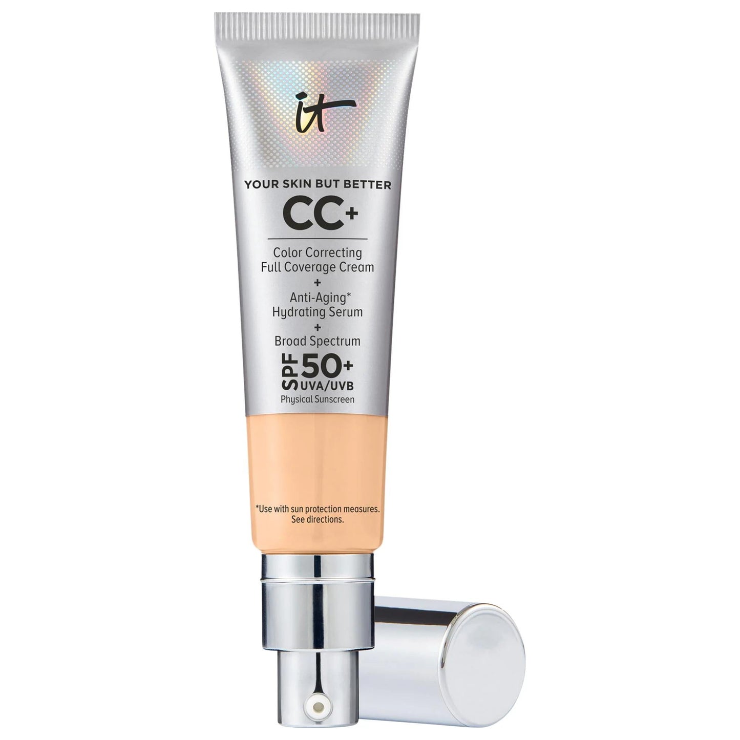 IT Cosmetics CC+ Cream foundation with SPF 50+; color correcting, hydrating, full coverage on Tampa Home & Garden Store