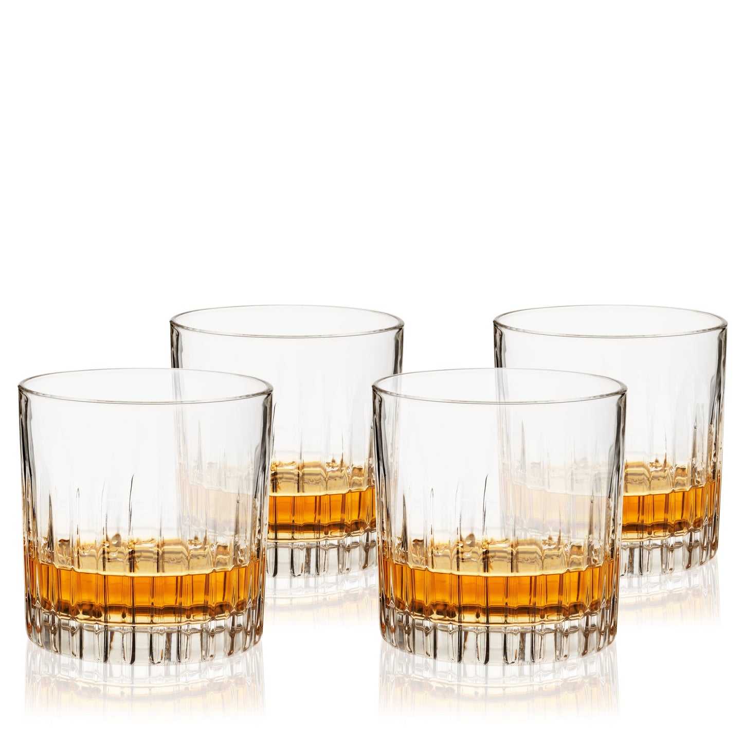 Milo European Crystal Neat Glasses Set of Four