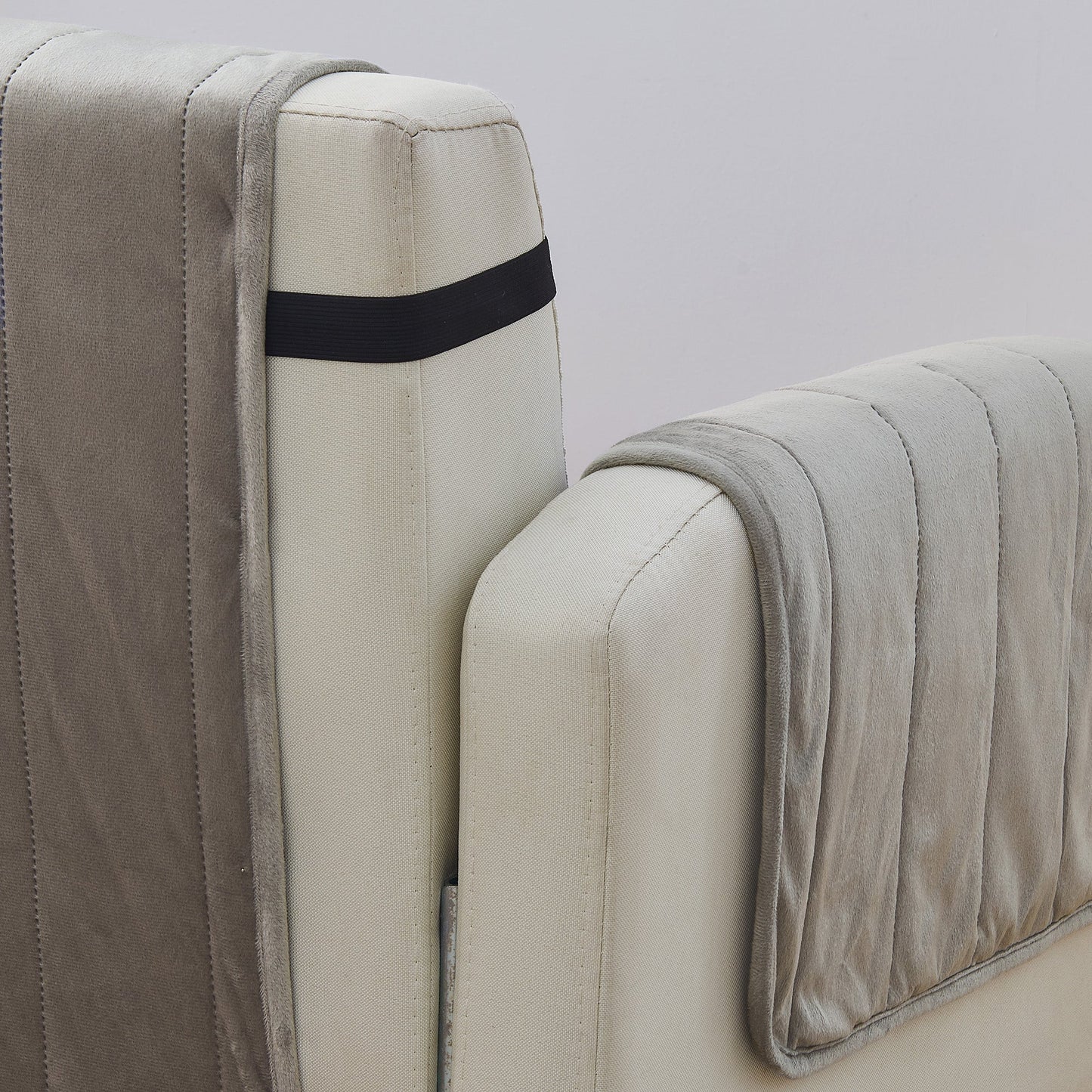 Velvet Furniture Protector And Elastic Cover