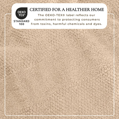 Pure Cotton Woven Bath Towel Set and a Soft Feel