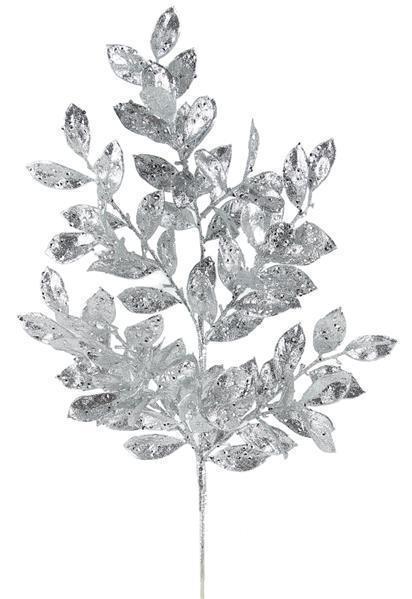 Silver Glitter Smilax Spray - Tampa Home & Garden Store