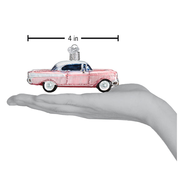 Adorno de cristal de coche clásico