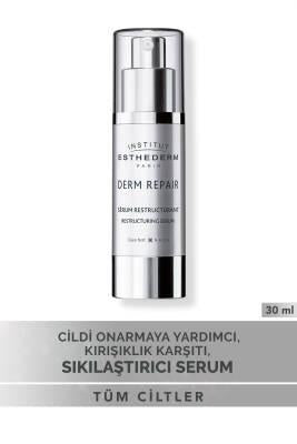 Esthederm Derm Repair face serum bottle with silver pump, white label, 30 ml on Tampa Home & Garden Store