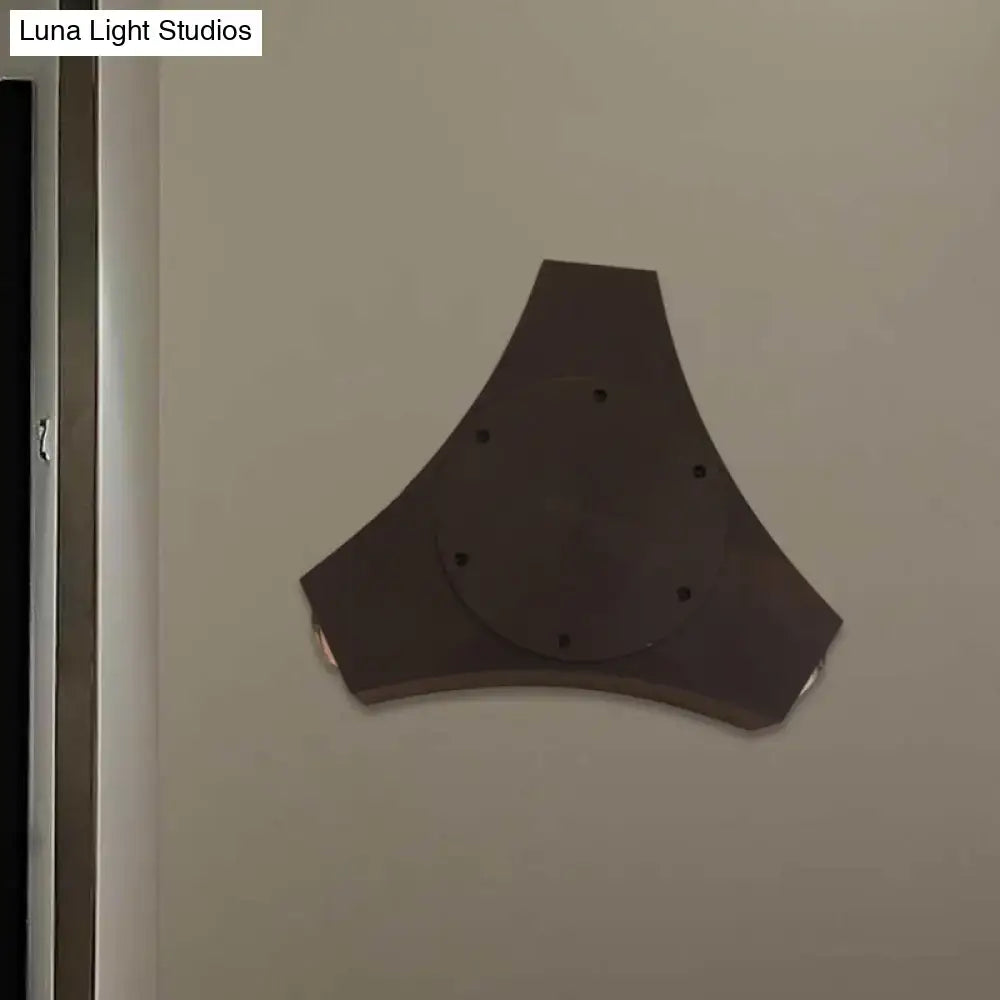 Bronze Geometric Wall Sconce by Decorbites metal wall light on Tampa Home & Garden Store