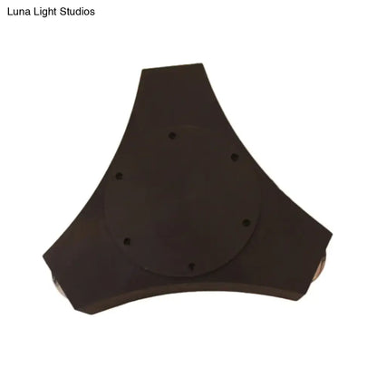 Bronze geometric wall sconce by Decorbites, modern metal lighting on Tampa Home & Garden Store