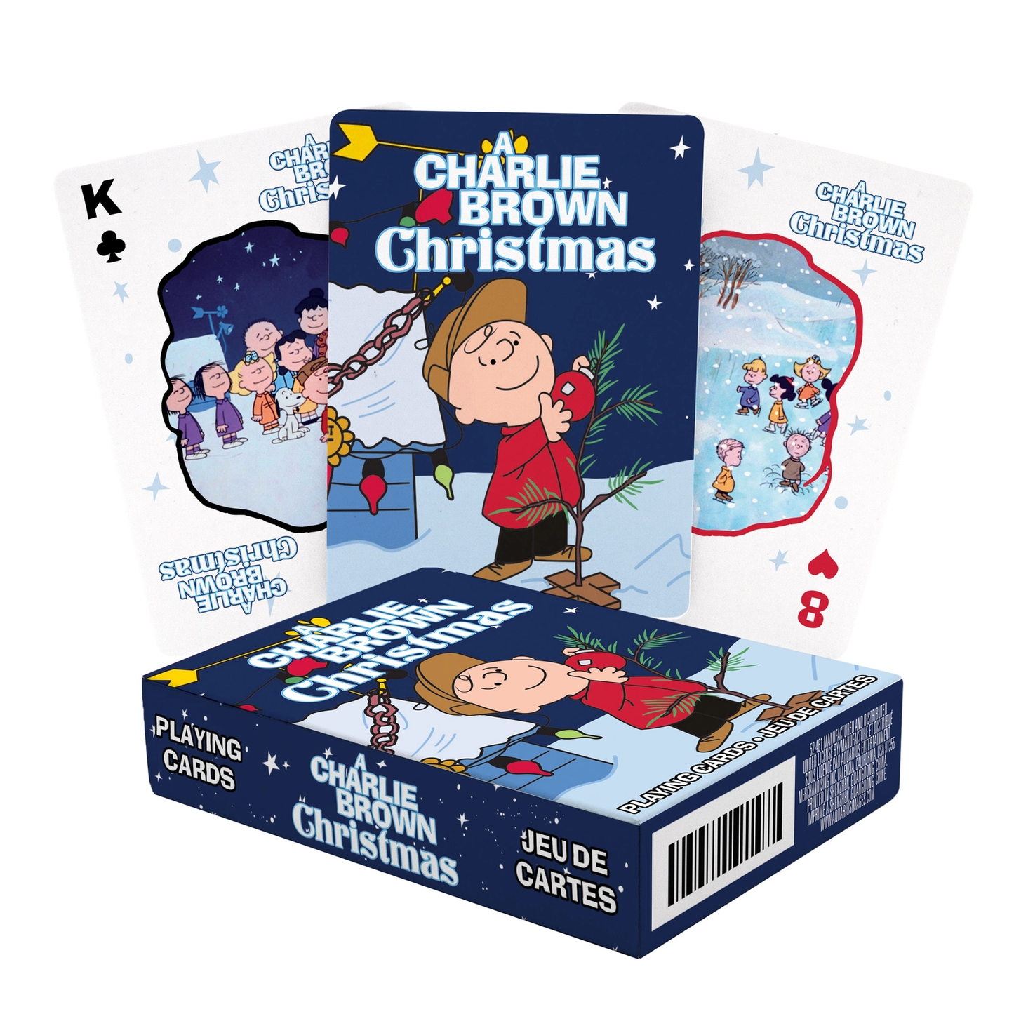 Peanuts Charlie Brown And Christmas Playing Cards